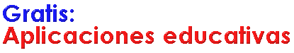 Gratis: Aplicaciones educativas